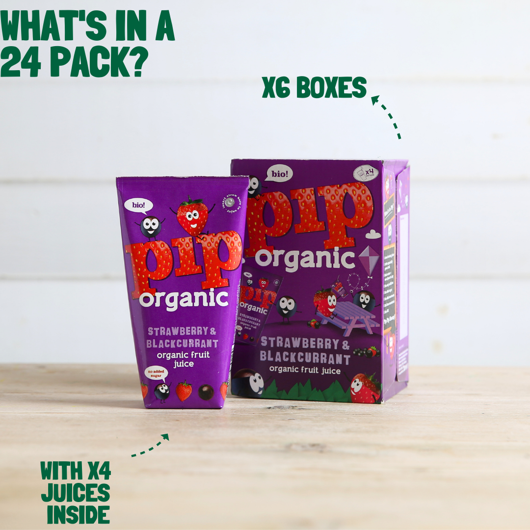 Pip Kids Strawberry and Blackcurrant Juice 24x180ml