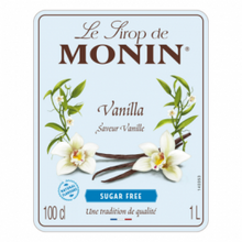 Monin Sugar Free Vanilla Syrup 1ltr