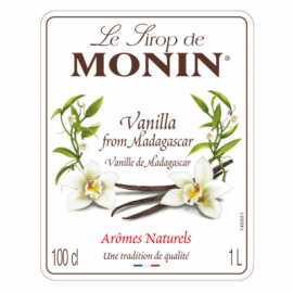 Monin Vanilla Syrup 1ltr