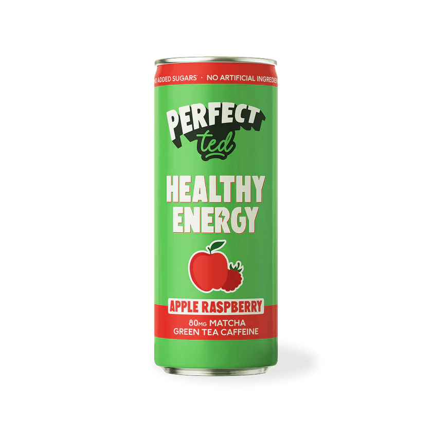 Perfect Ted Apple and Raspberry Healthy Energy 12x250ml