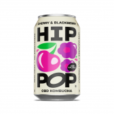Hip Pop Cherry and B/berry Cbd Kombucha 12x330ml