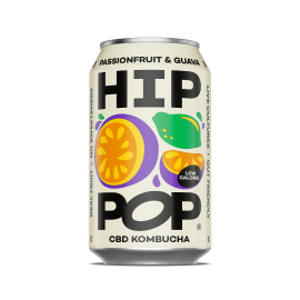 Hip Pop P/fruit and Guava Cbd Kombucha 12x330ml